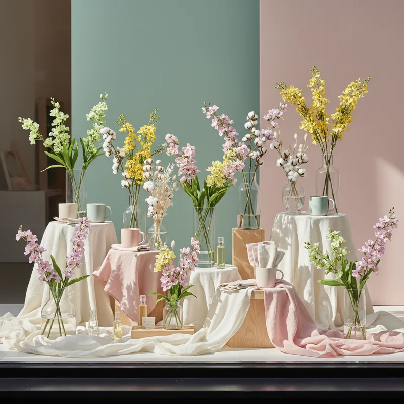 Décoration vitrine printemps : créer une mise en scène qui attire les clients